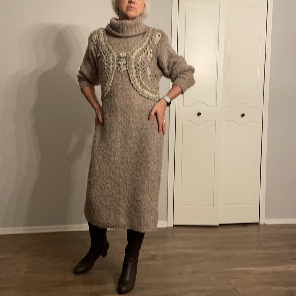 Knit maxi dress